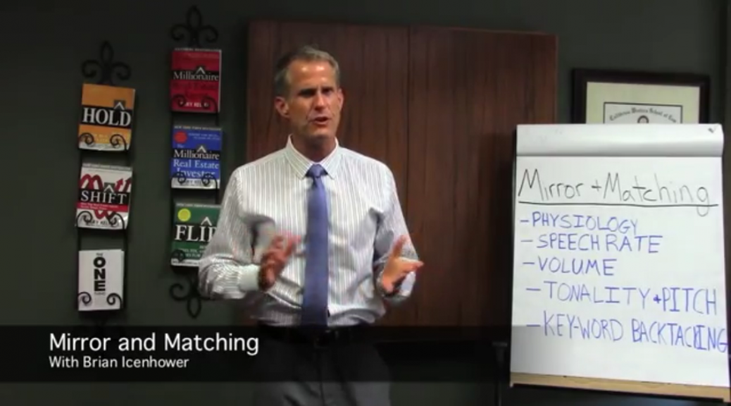 How to Use the Mirror Technique in Real Estate Negotiations Icenhower Coaching