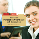 real estate transaction coordinator job description