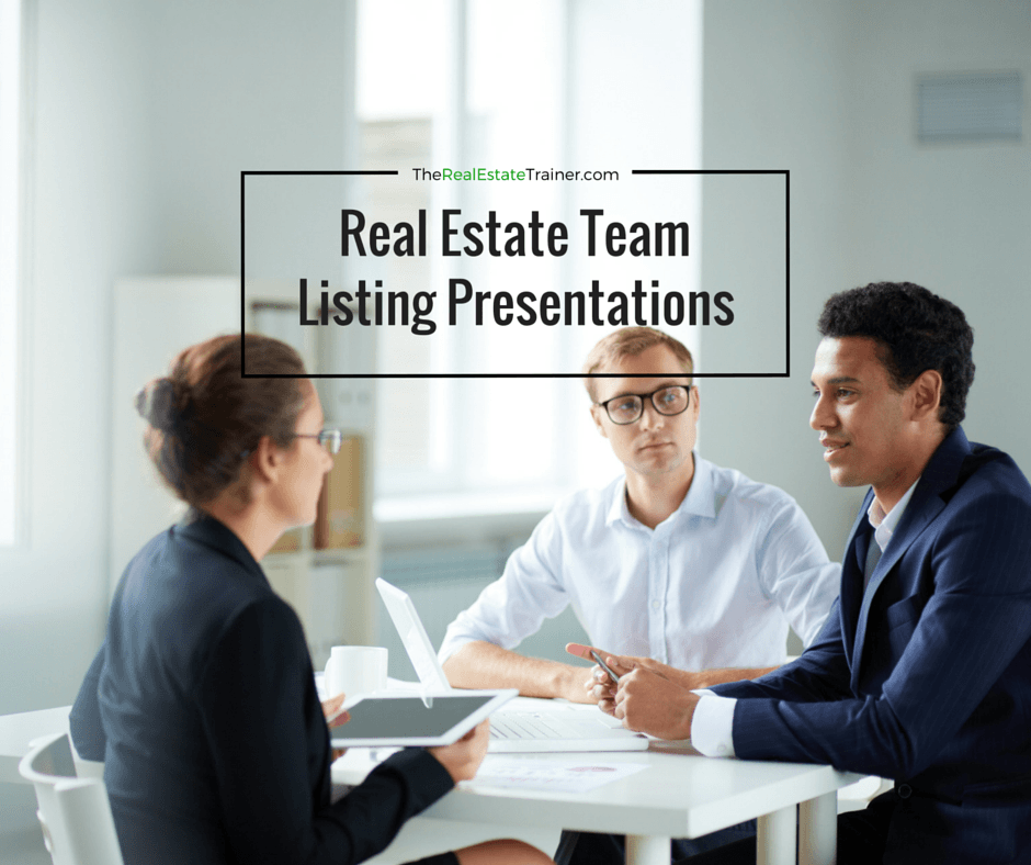 Real Estate Team Listing Presentation Scripts