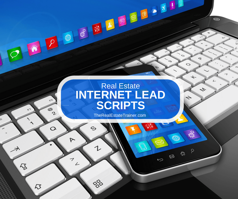 Real Estate Internet Lead Scripts