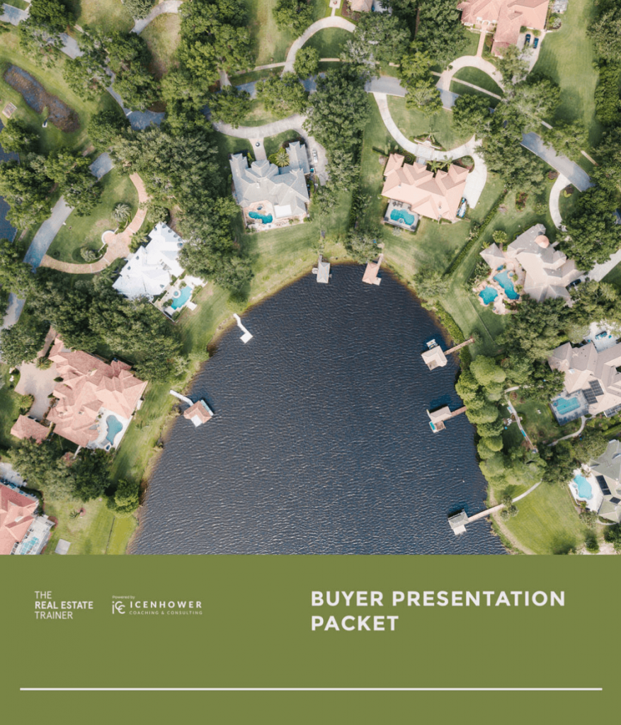 Editable Buyer Presentation Packet Real Estate Coaches Icenhower 