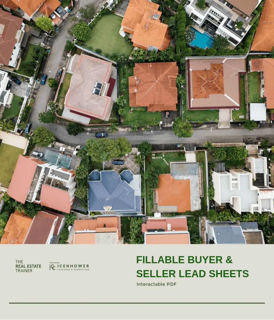 Fillable Buyer and Seller Lead Sheets