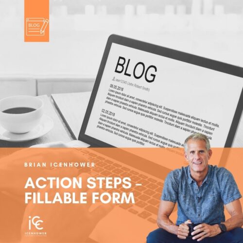 Action Steps - fillable form