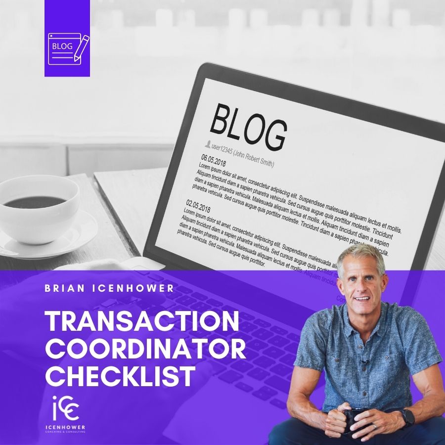 Transaction Coordinator Checklist PDF