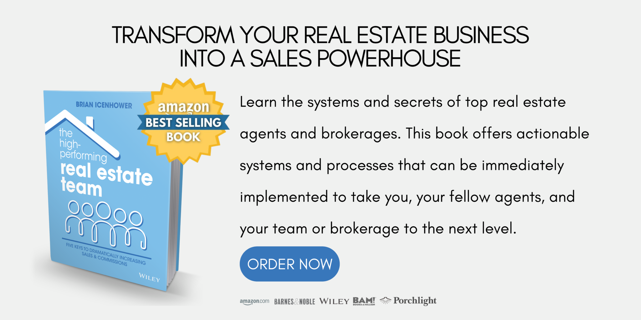 Order The Teams Book The Real Estate Trainer
