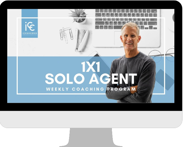 1x1 solo agent weekly real estate coaching program