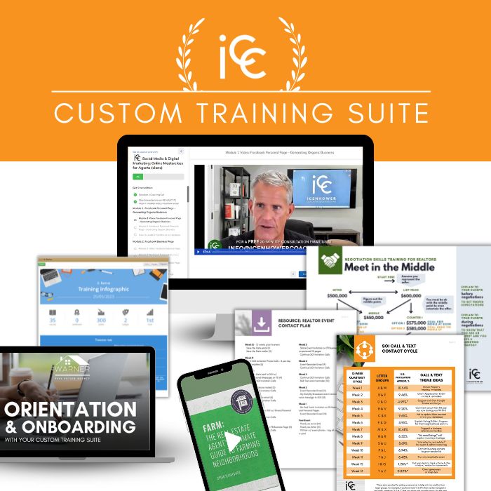 custom branded real estate training website