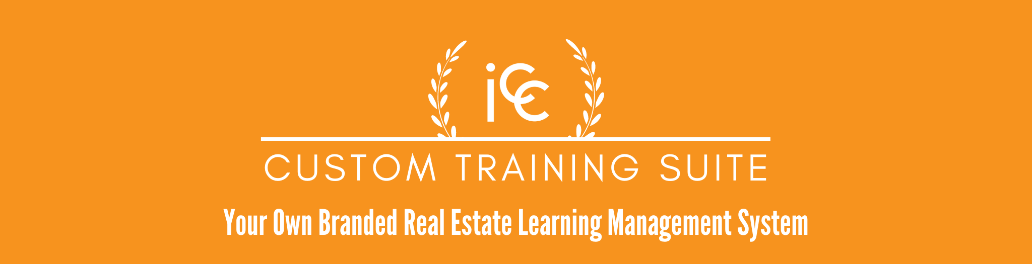 custom training suite - your own branded real estate learning management system