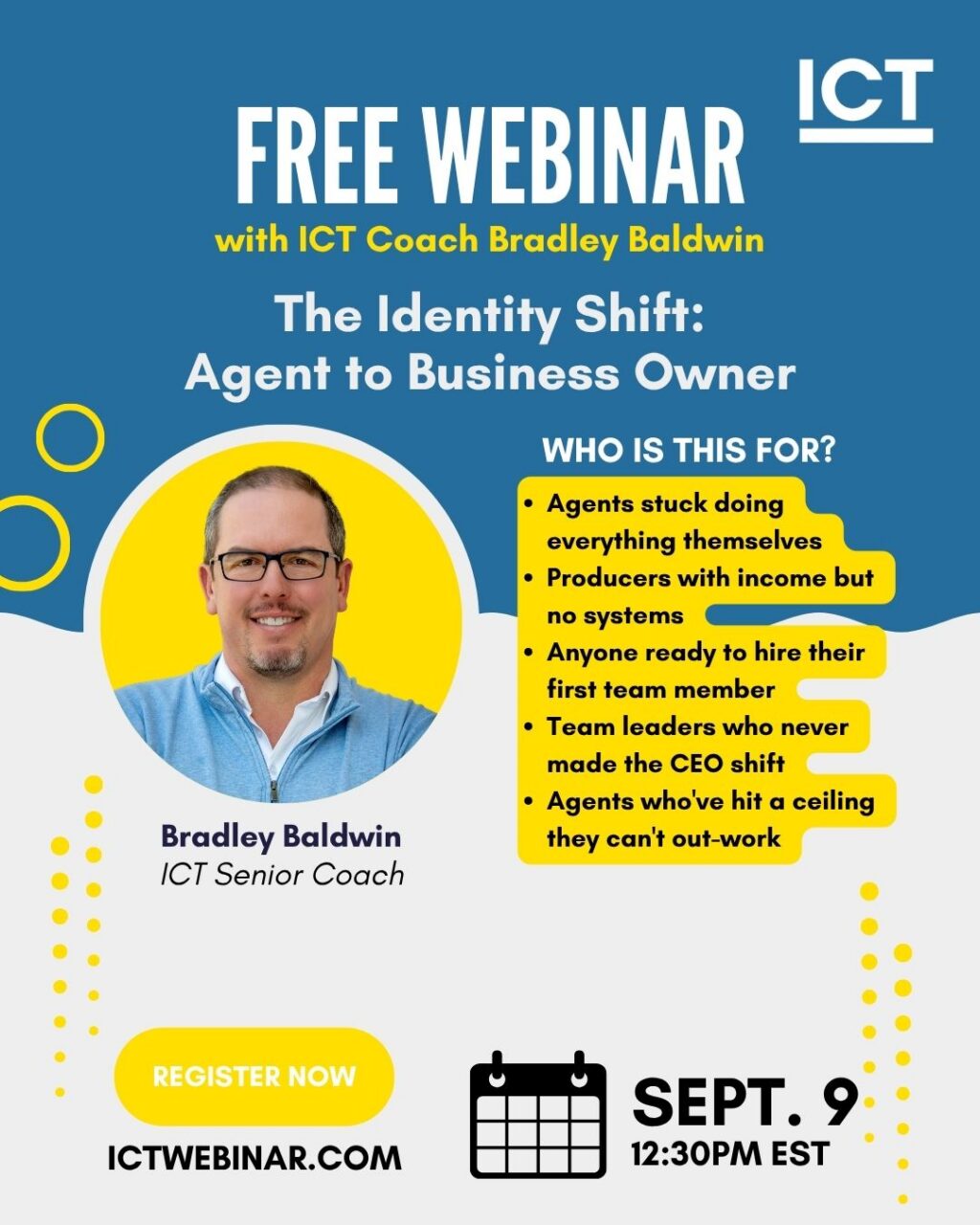 Social Media Graphic - The Identity Shift Agent to Business Owner - Webinar - Urgency (1)